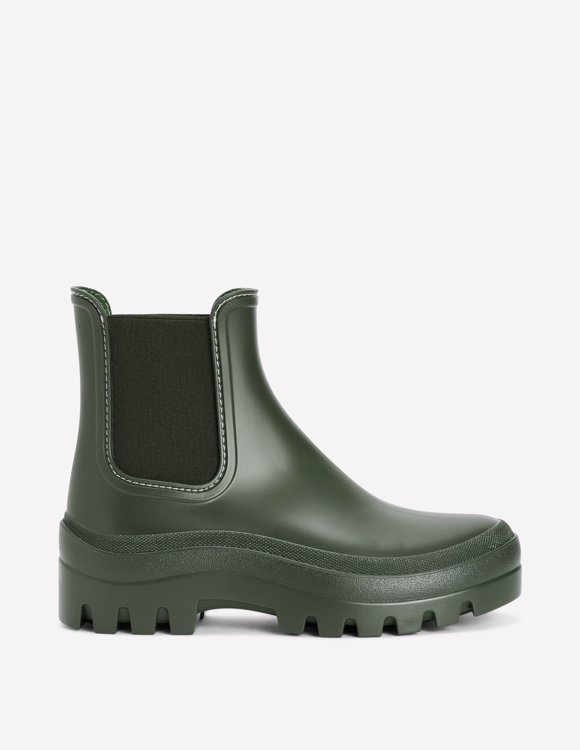 Chelsea-Gummistiefel mit breiter Sohle-Khaki - Image 1