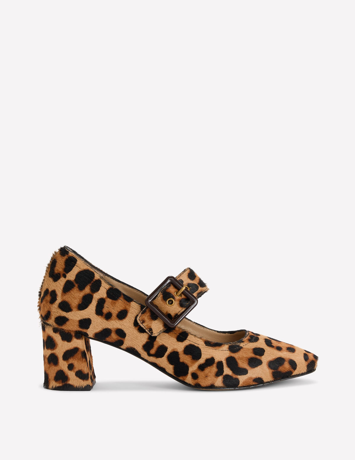 Pumps mit Schnallenriemen und Blockabsatz-Klassisches Leopardenmuster-1