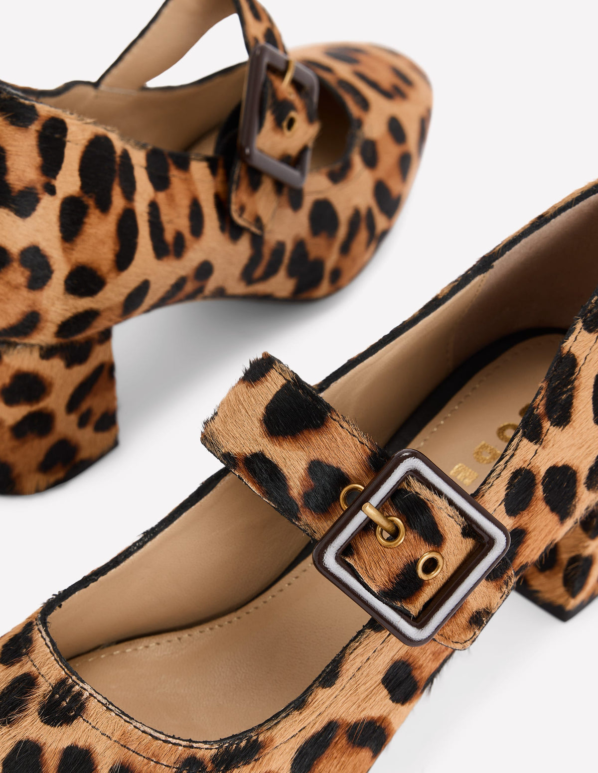Pumps mit Schnallenriemen und Blockabsatz-Klassisches Leopardenmuster-4
