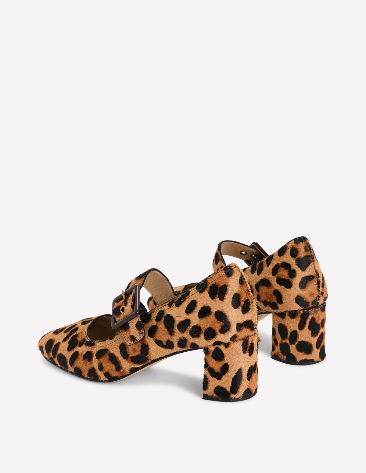 Pumps mit Schnallenriemen und Blockabsatz-Klassisches Leopardenmuster-5