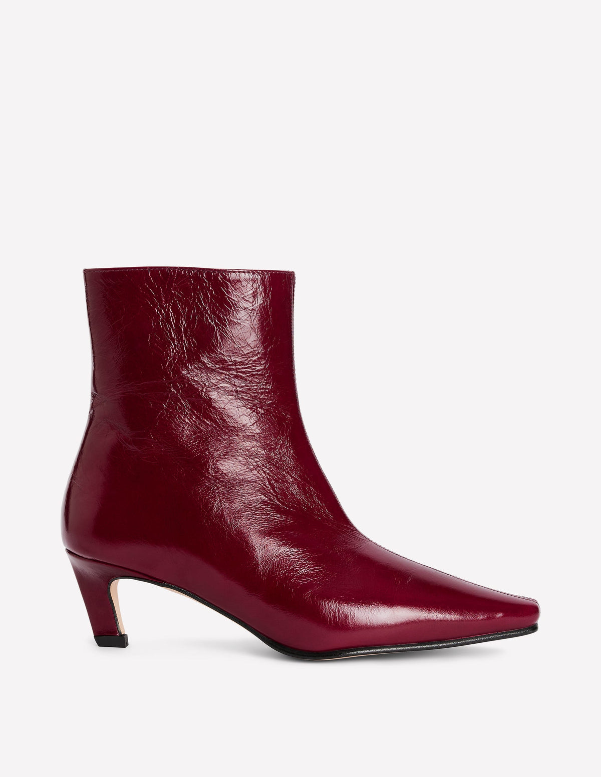 Stiefeletten mit geformter Zehenpartie-Oxblood - Image 1