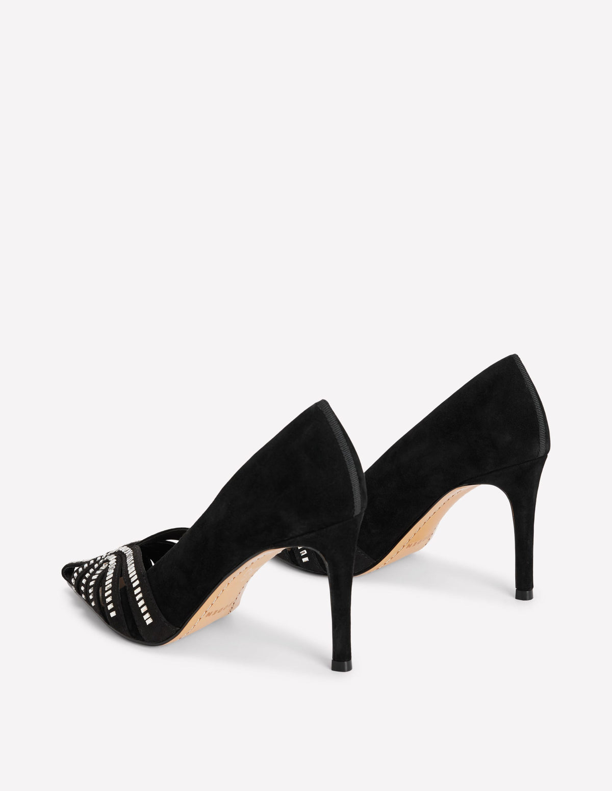 Pumps mit Gitterriemen-Schwarz - Image 5