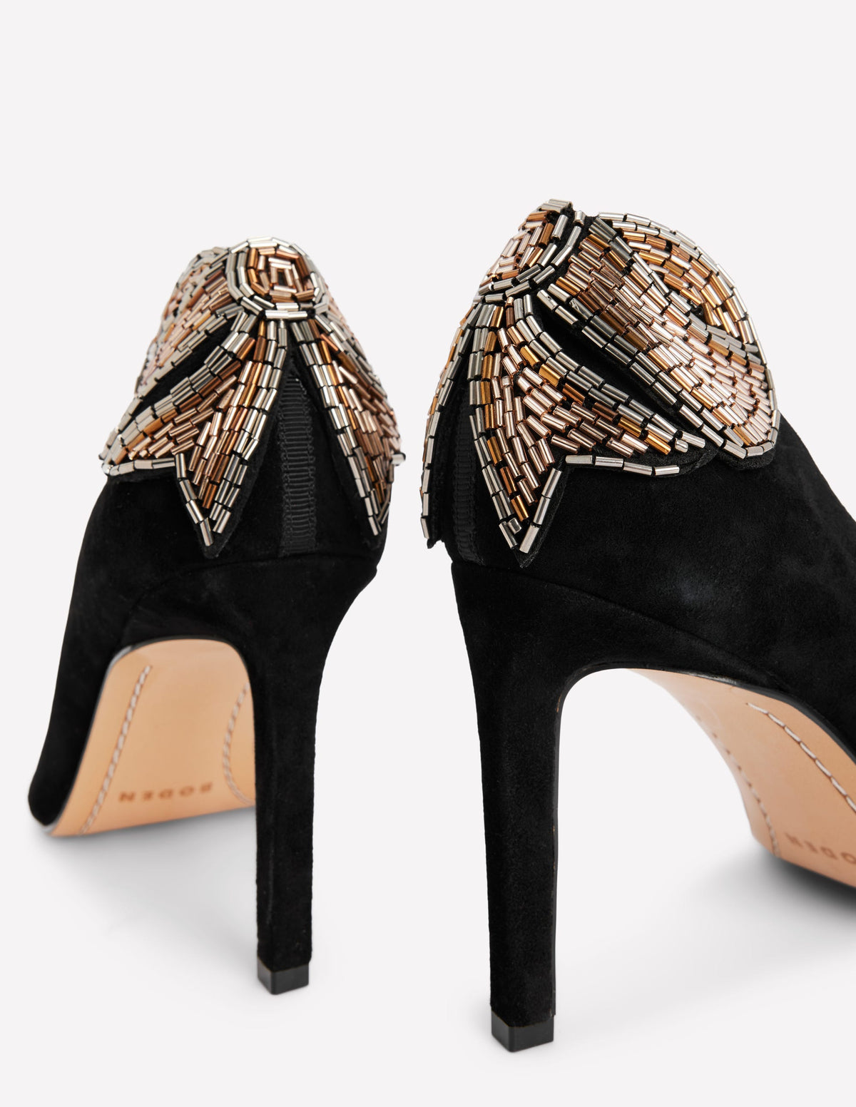 Verzierte Pumps-Schwarz - Image 4