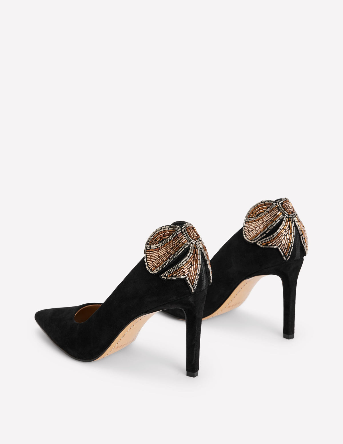 Verzierte Pumps-Schwarz - Image 5