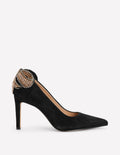 Verzierte Pumps-Schwarz