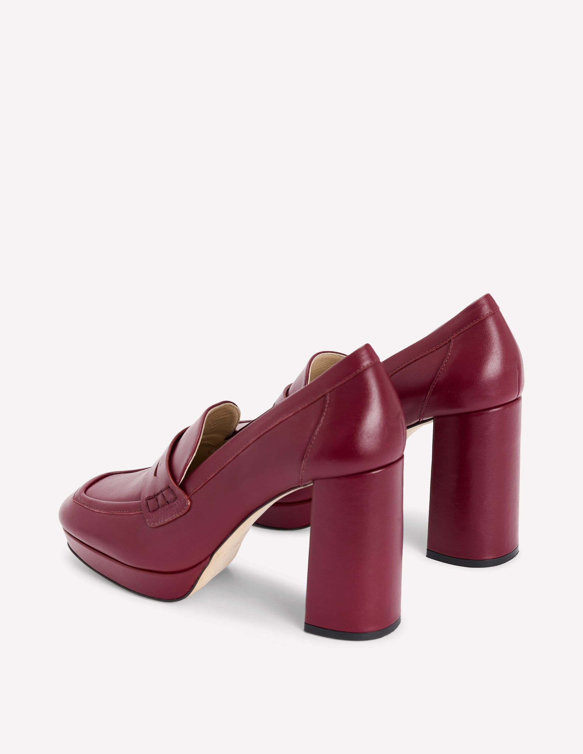 Loafer mit Plateau-Absatz-Oxblood - Image 5