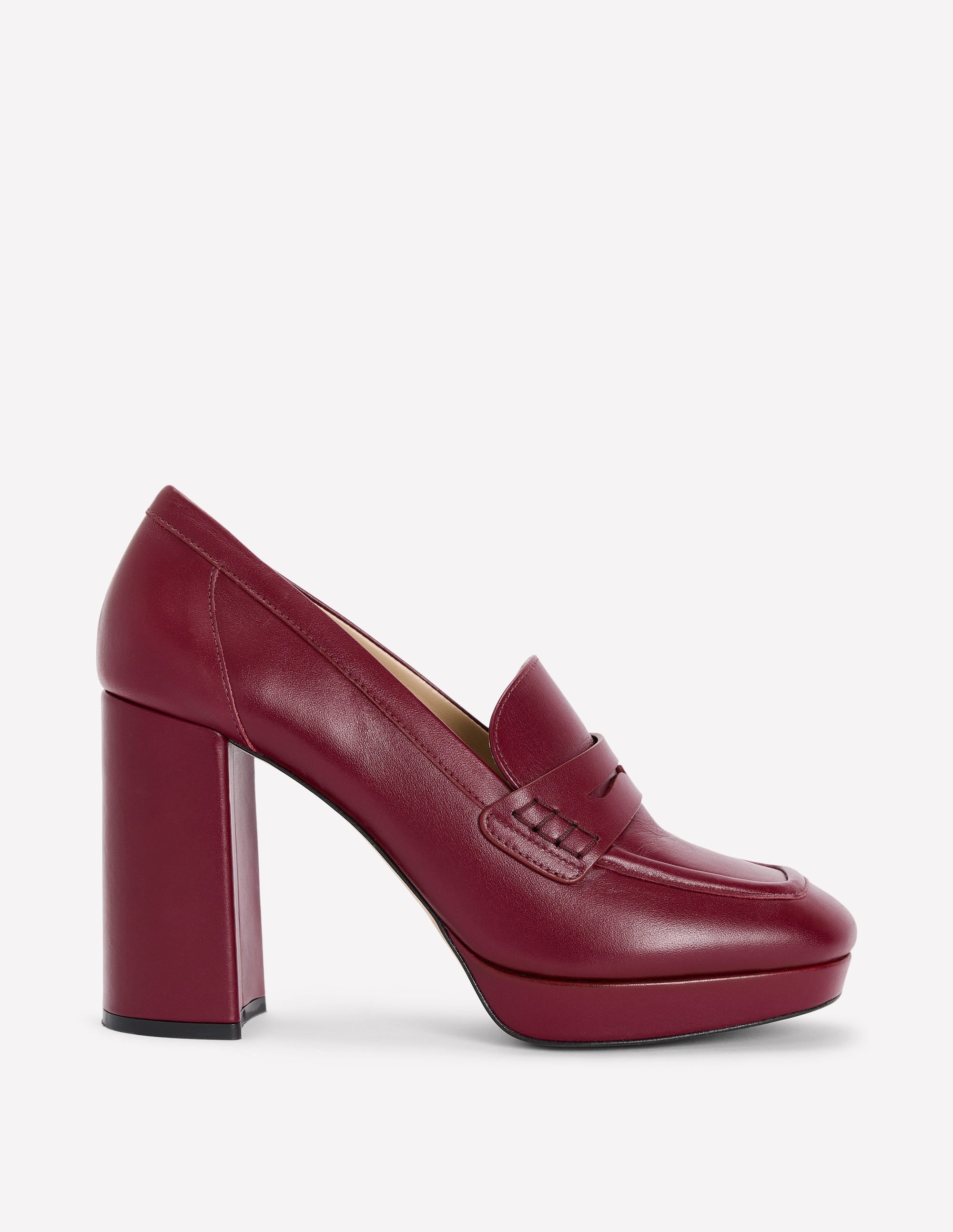 Loafer mit Plateau-Absatz-Oxblood - Image 1