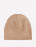 Bonnet en cachemire brossé-Camel chiné