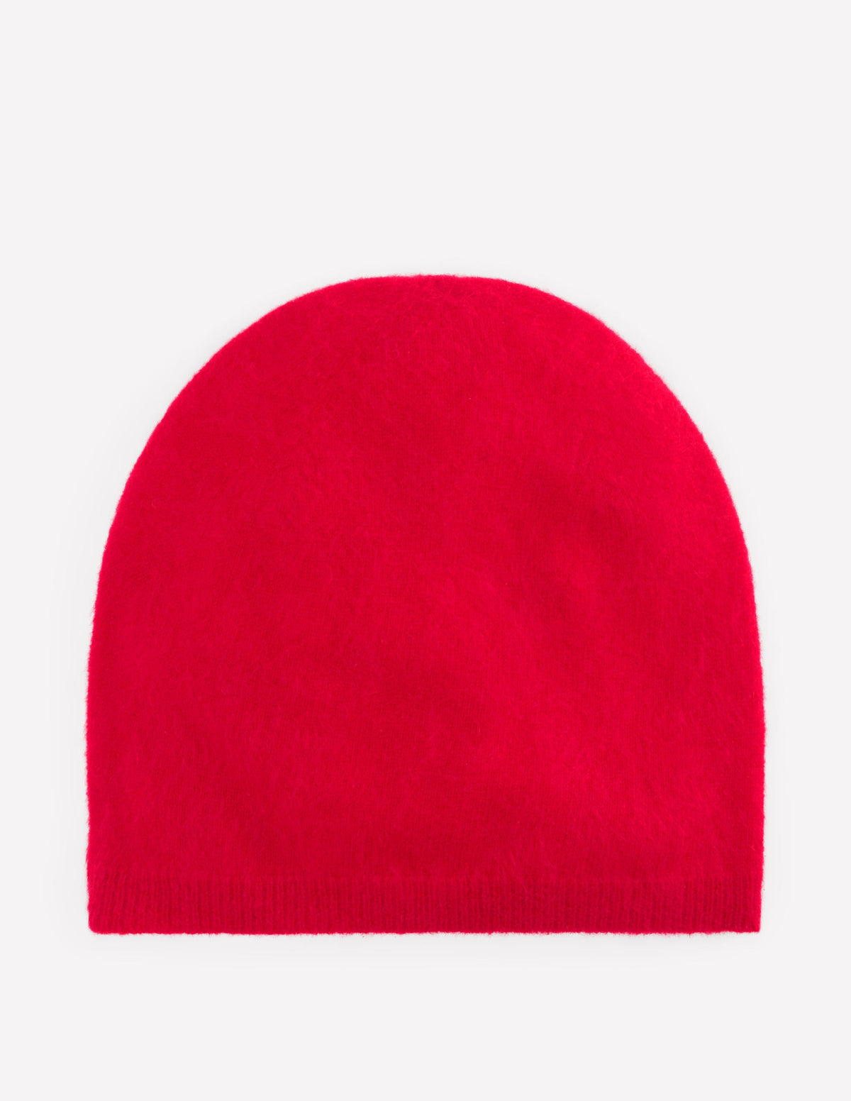 Bonnet en cachemire brossé-Rouge coquelicot - Image 1