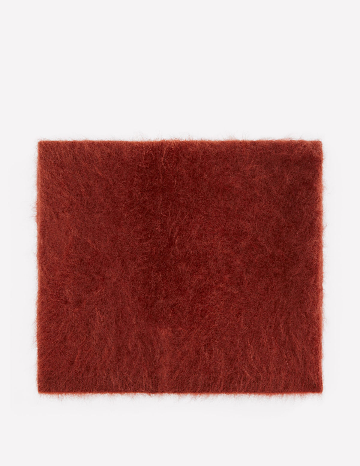 Snood en cachemire brossé-Orange brûlé-1