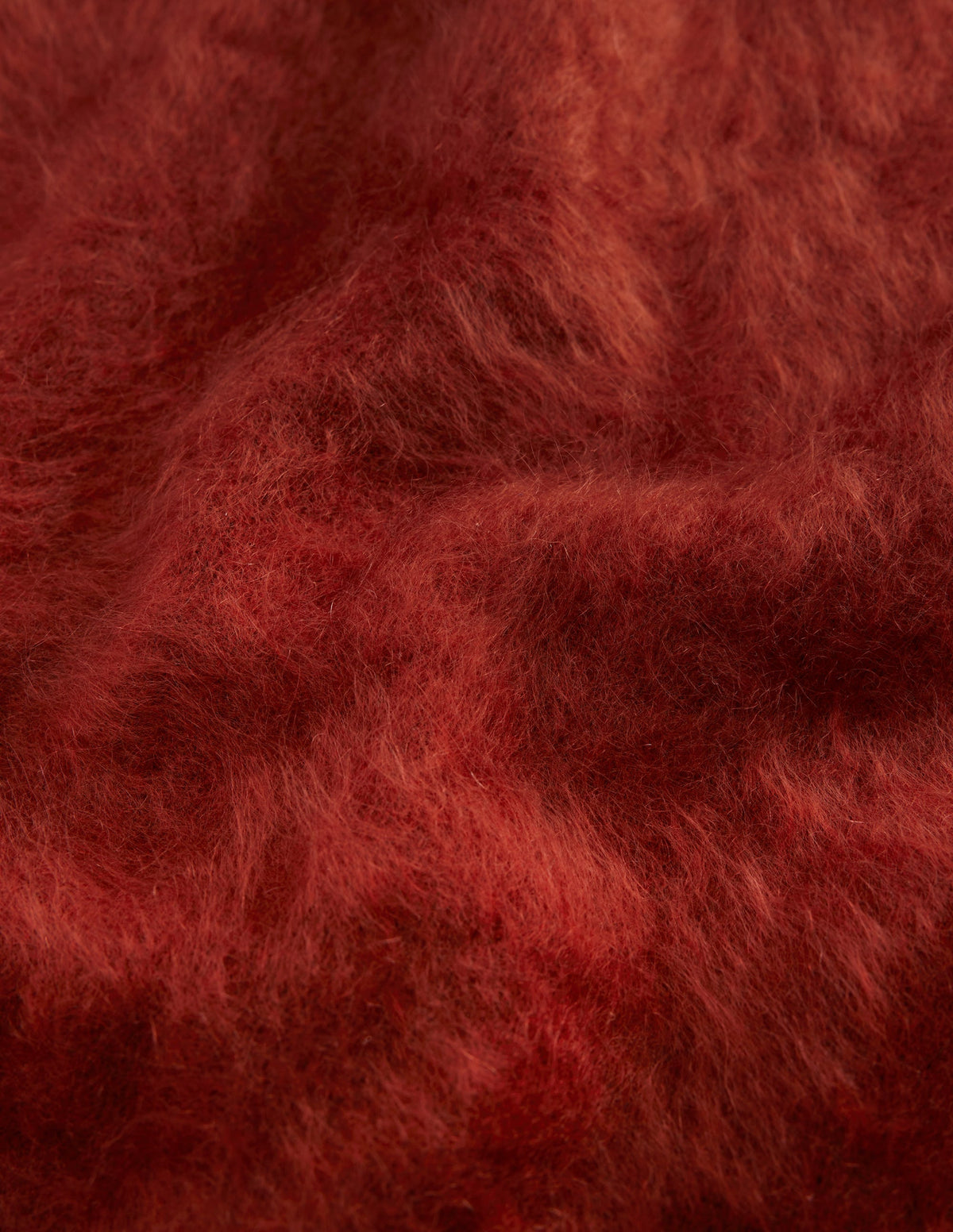 Snood en cachemire brossé-Orange brûlé - Image 3