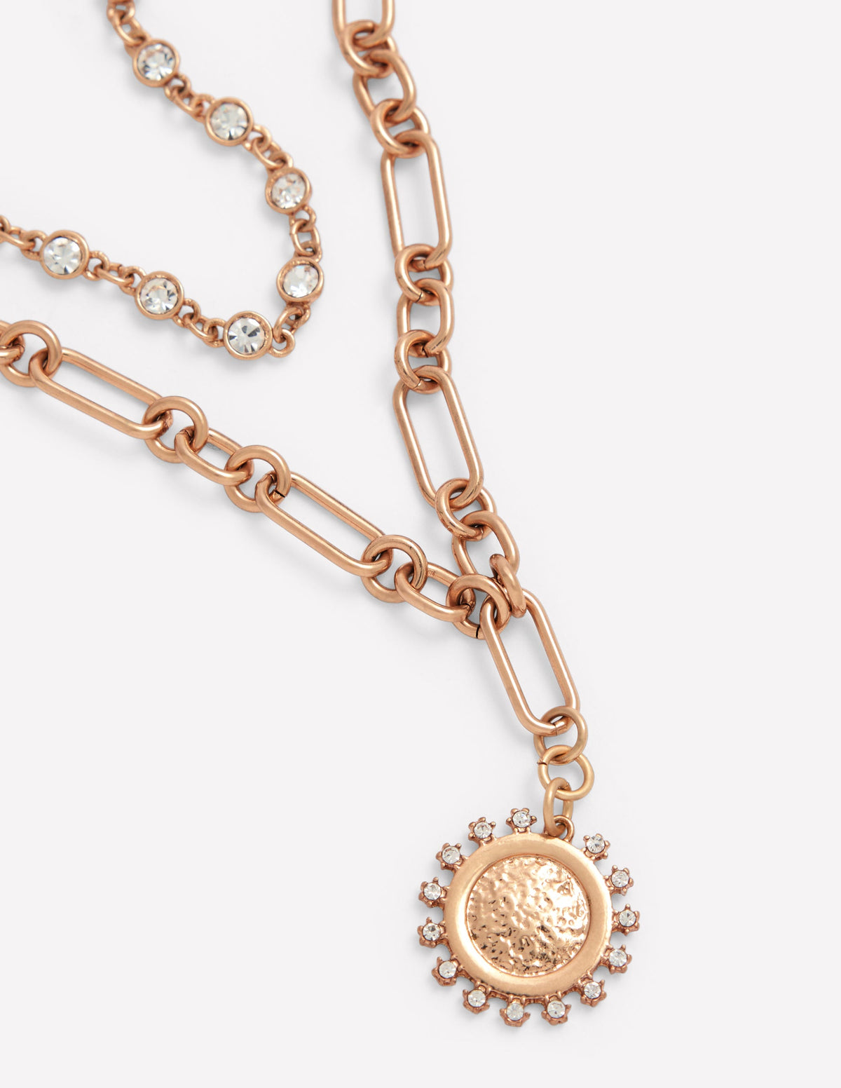 Collier délicat ornementé en métal-Doré - Image 3