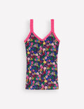 Stripe & Stare Camisole mit Spitze-Blühender Garten