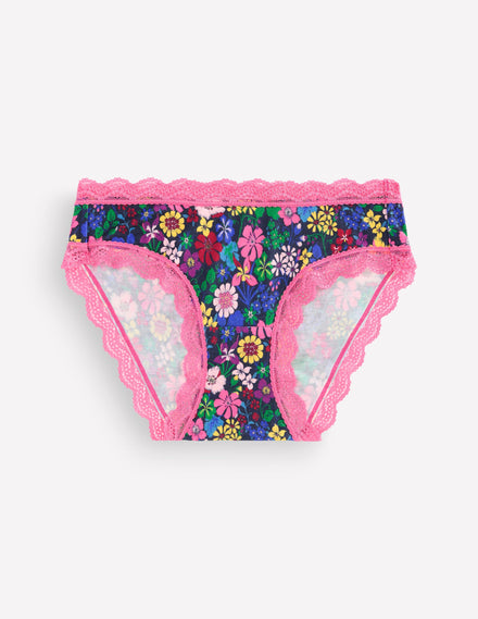Einzelne Unterhose-Blumenmuster