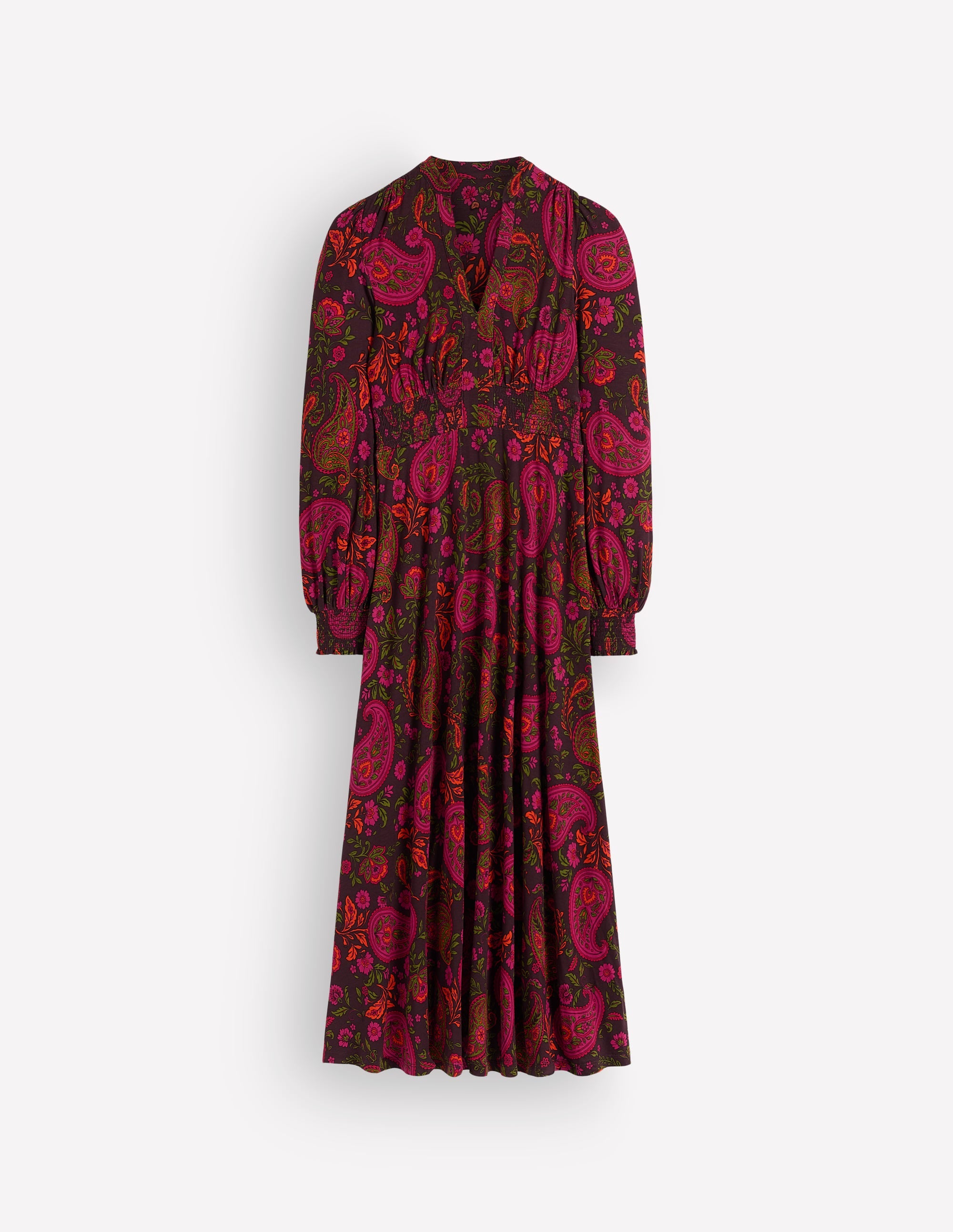 Georgia Jersey-Midikleid-Bunt, Boho-Charm - Image 6