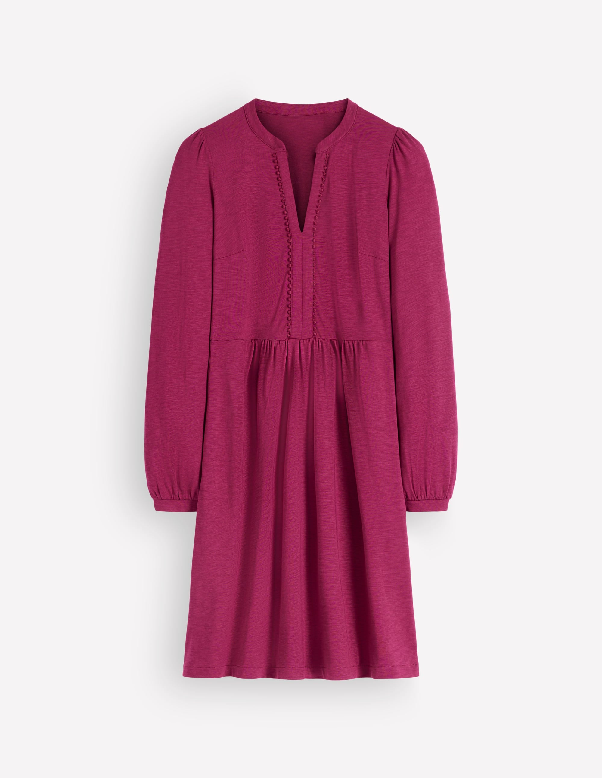 Naomi Relaxed Jersey Dress-Beet Red - Image 5