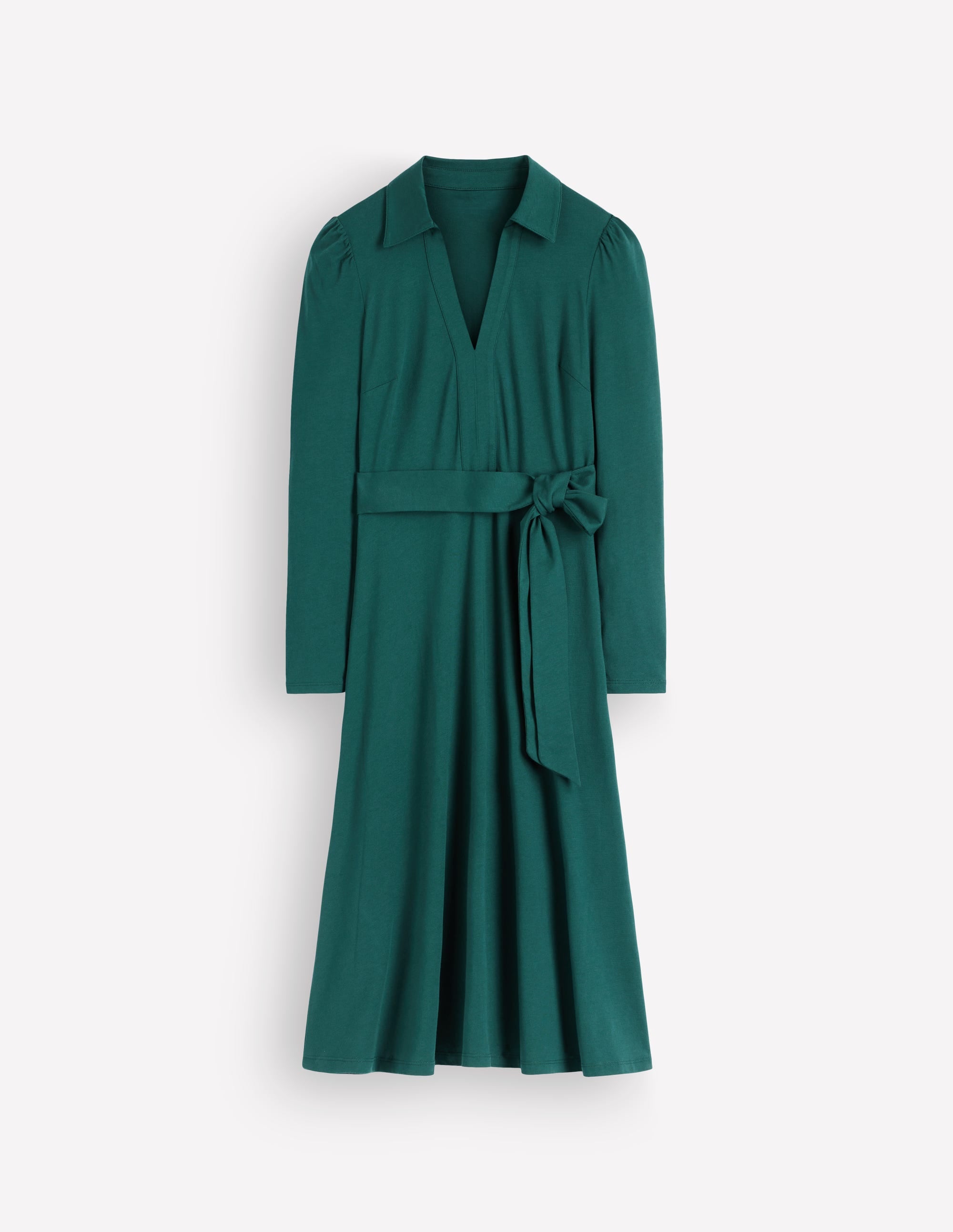 Imogen Jerseykleid mit Kragen-Seegras - Image 6