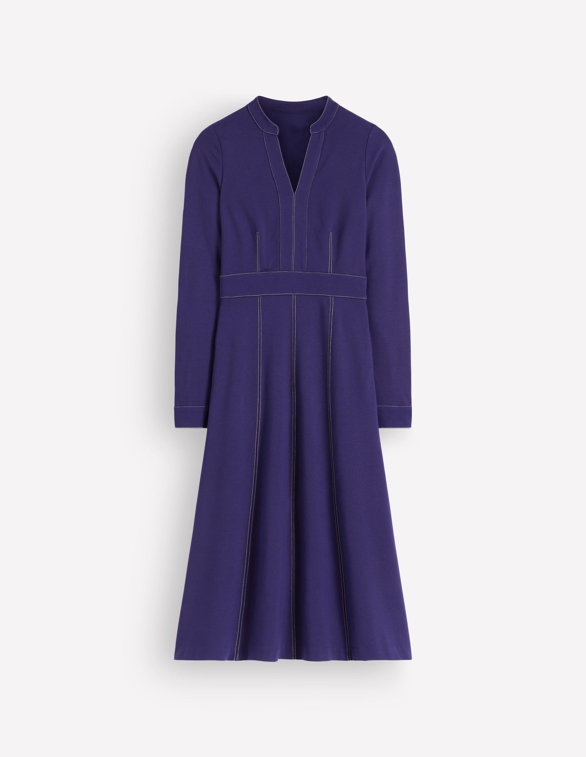 Alex Ponte-Midikleid in Kontrastfarben-Sternzeichen-Violett-5
