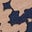Gerafftes Jersey-Hemdblusenkleid-Graublau