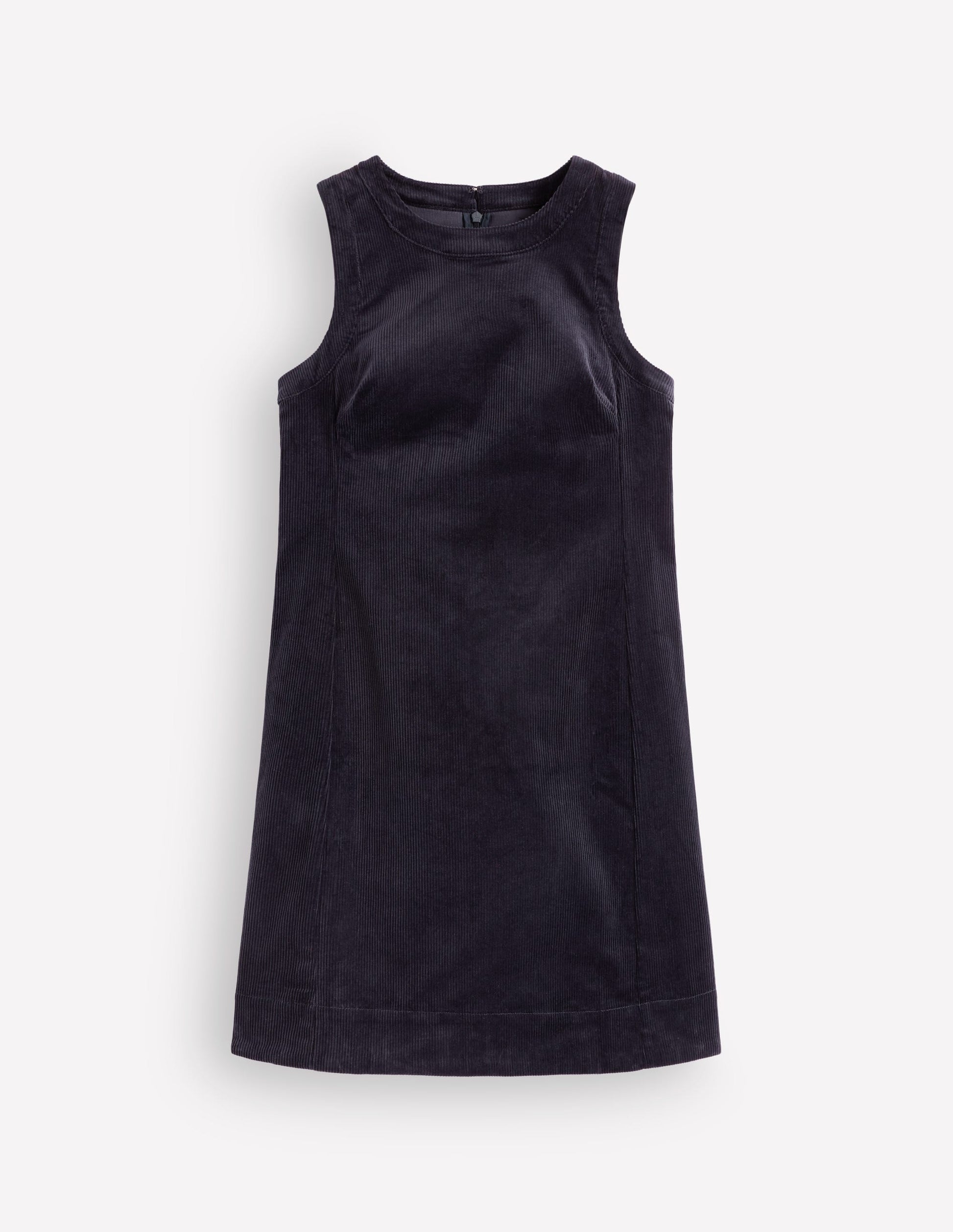 Lou Cord Shift Dress-Navy-5