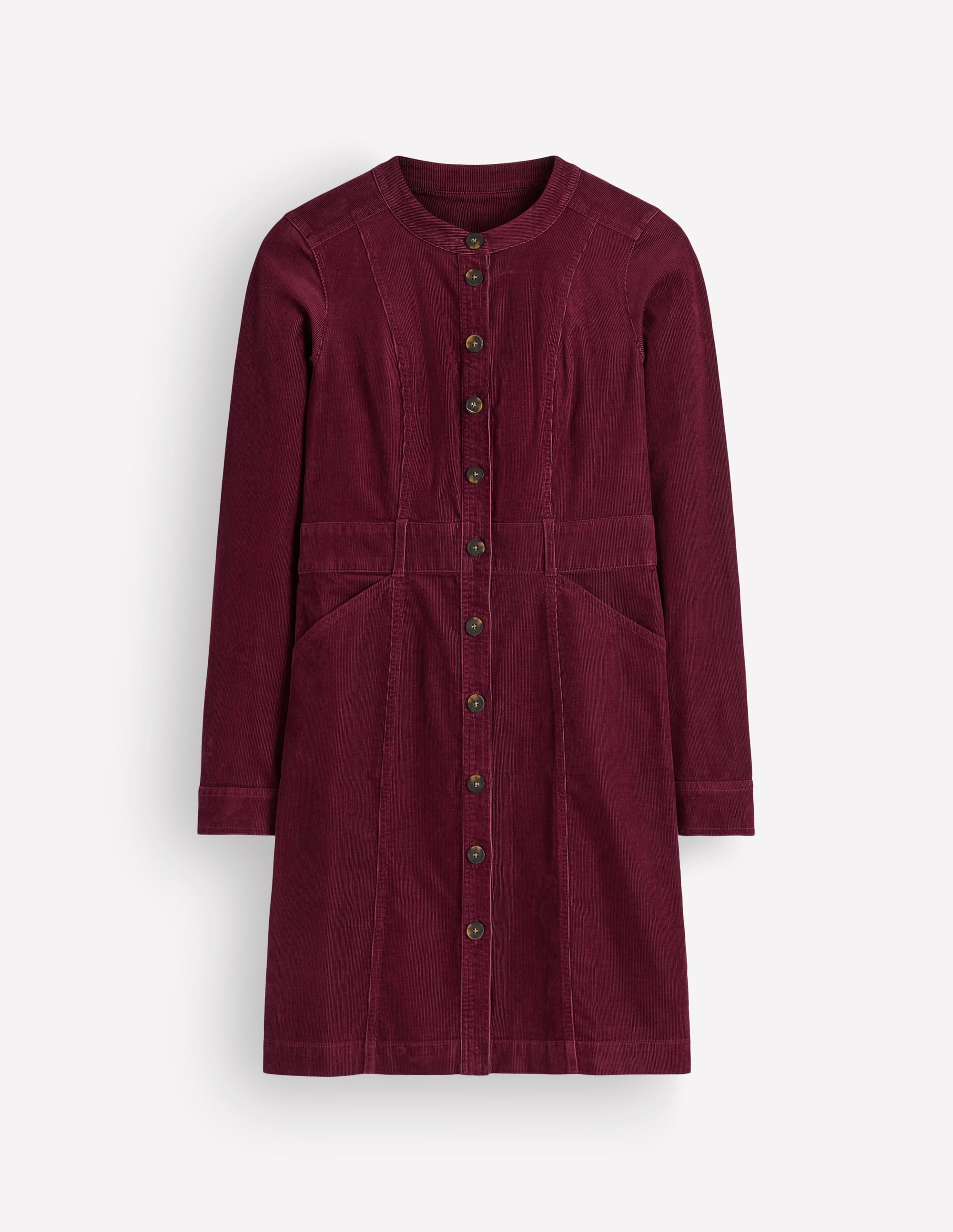 Zara Kurzes Cordkleid-Dunkelviolett - Image 5