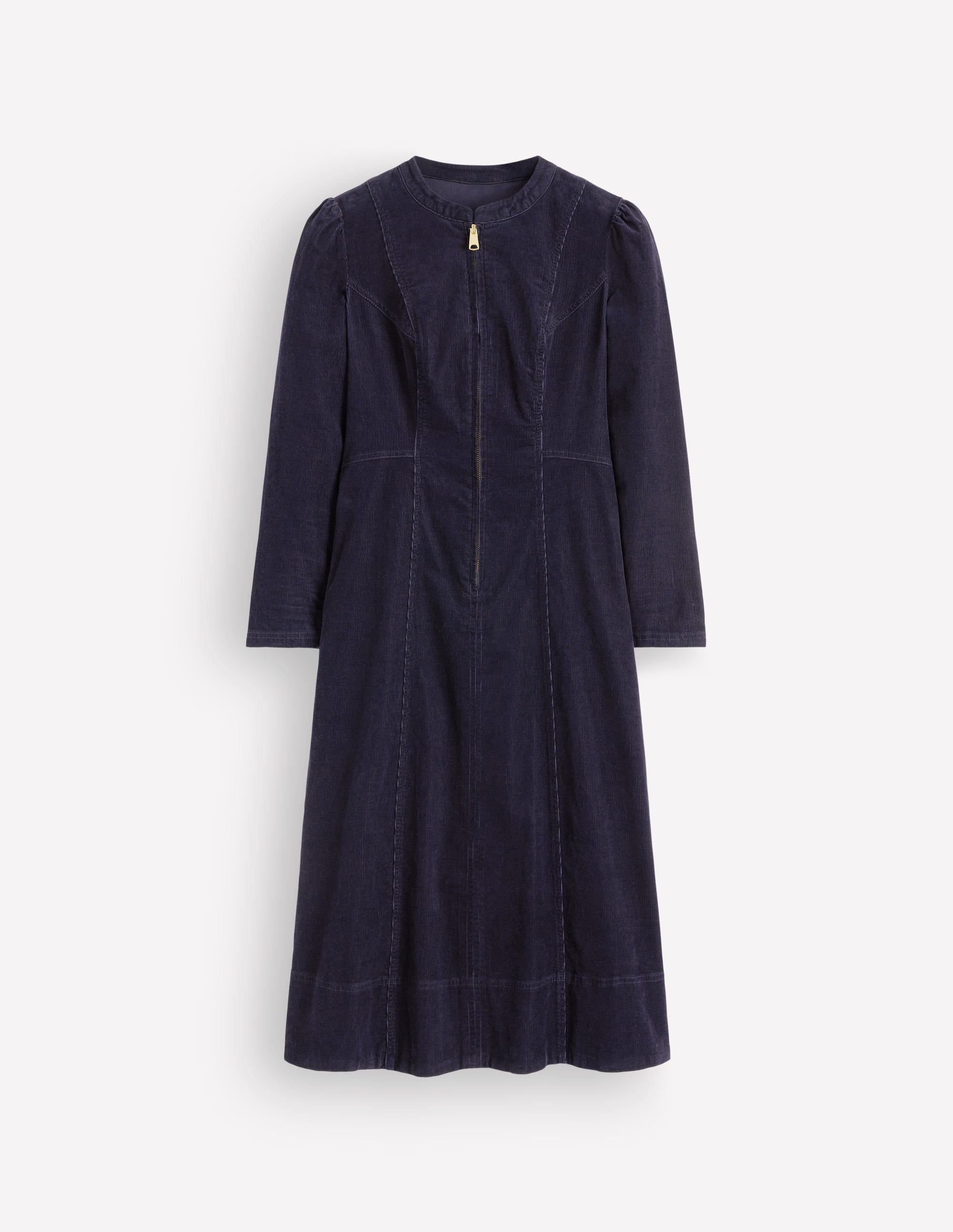 Una Cord-Midikleid-Marineblau - Image 6