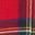 Una Kariertes Midikleid mit Kragen-Rot, Blau und Grün Kariert