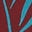 Robe en satin à fausses plumes-Motif Flourishing Sprig bleu sarcelle cristallin