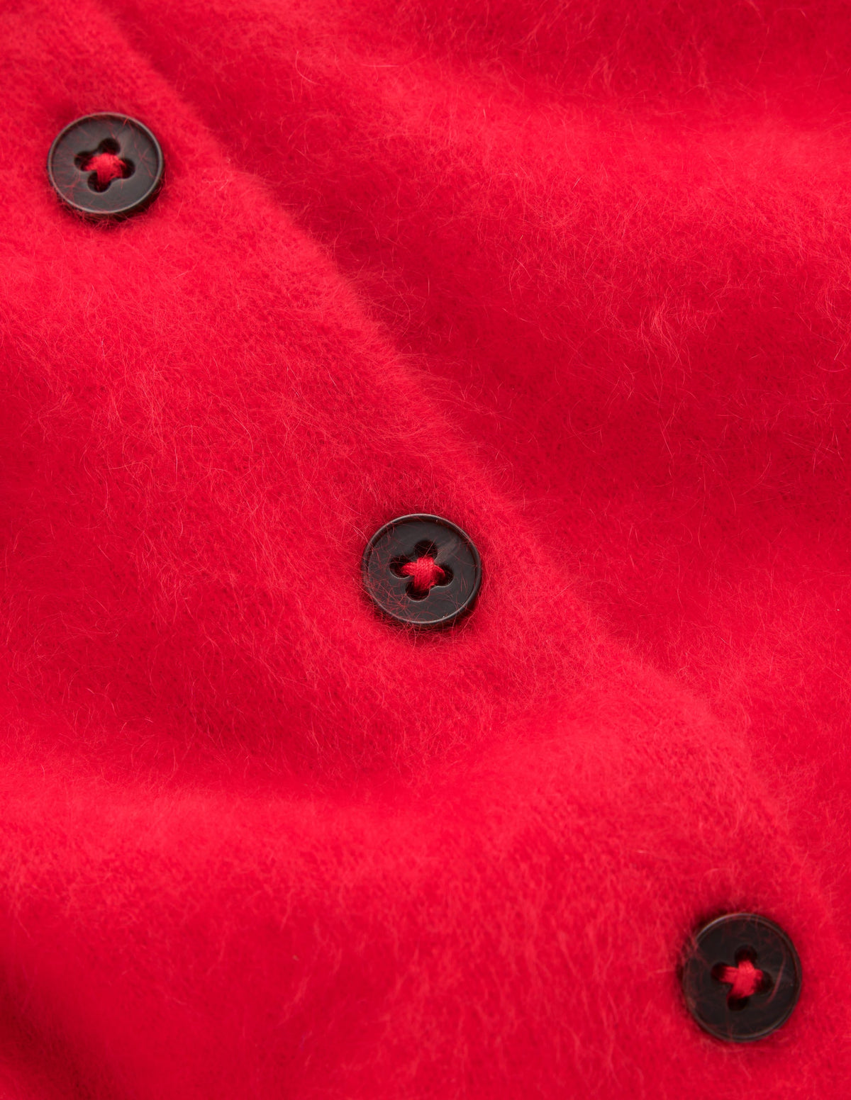 Kat Strickjacke aus gebürstetem Kaschmir-Mohnblumenrot - Image 6