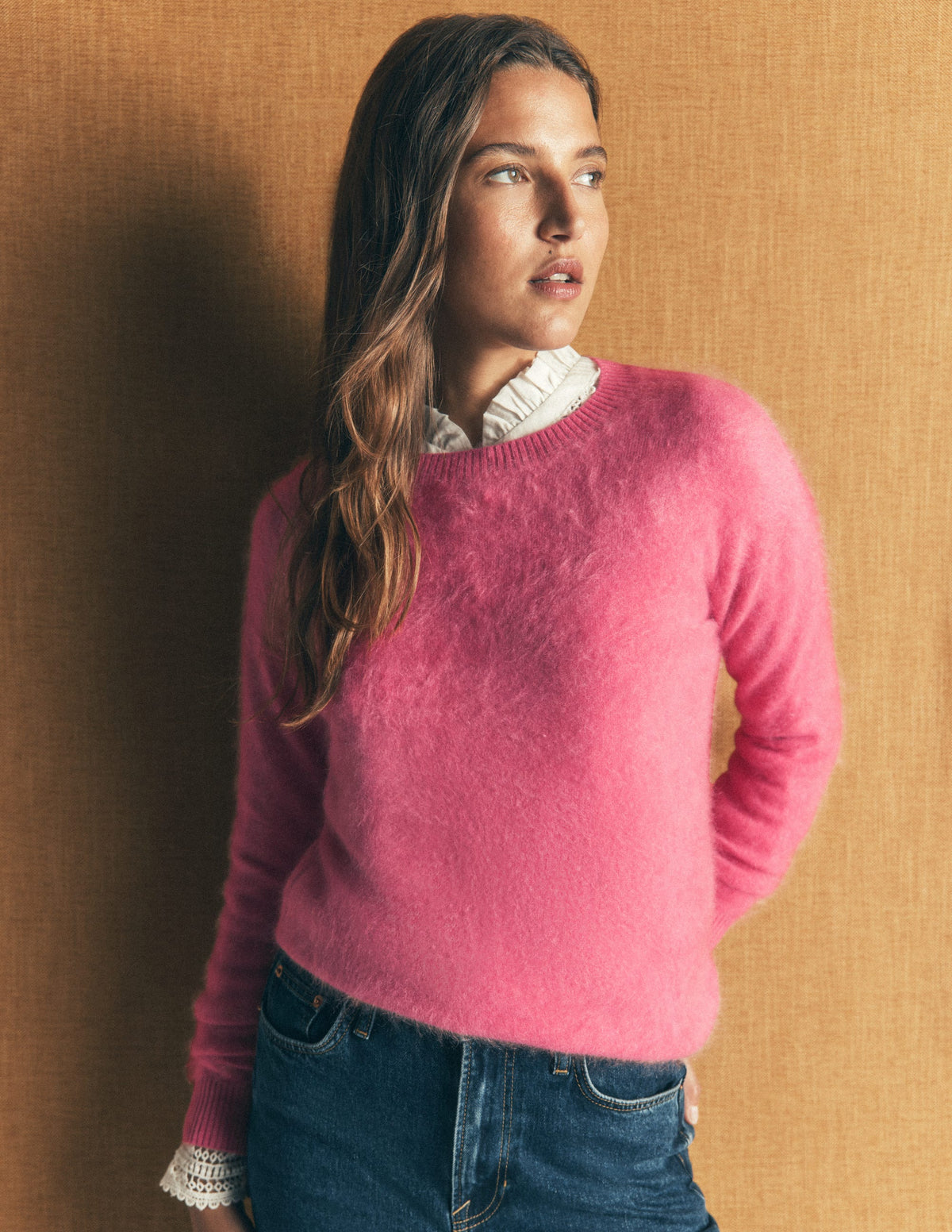 Pull Kat en cachemire brossé-Animals/Stripe-5