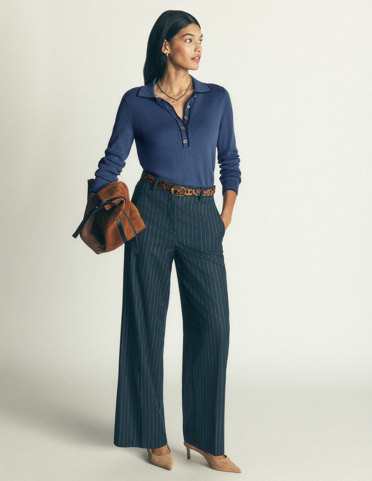 Liz Henley Jumper-Soft Indigo-4