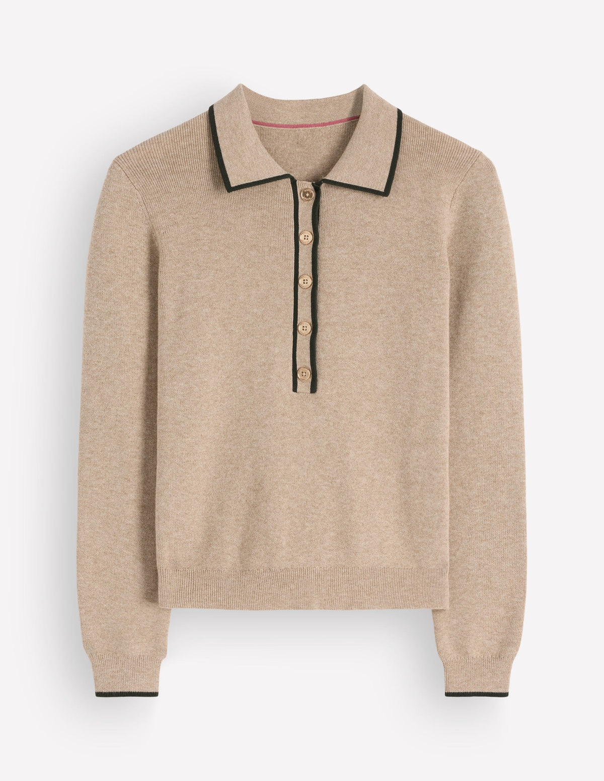 Liz Henley-Pullover-Graubraun Meliert - Image 5