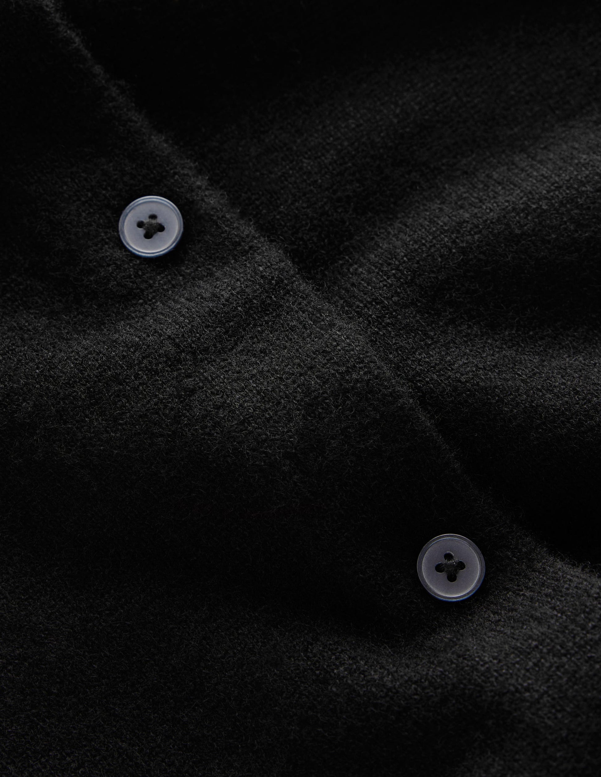 Elsie Kaschmir-Strickjacke mit Rundhalsausschnitt-Schwarz-6