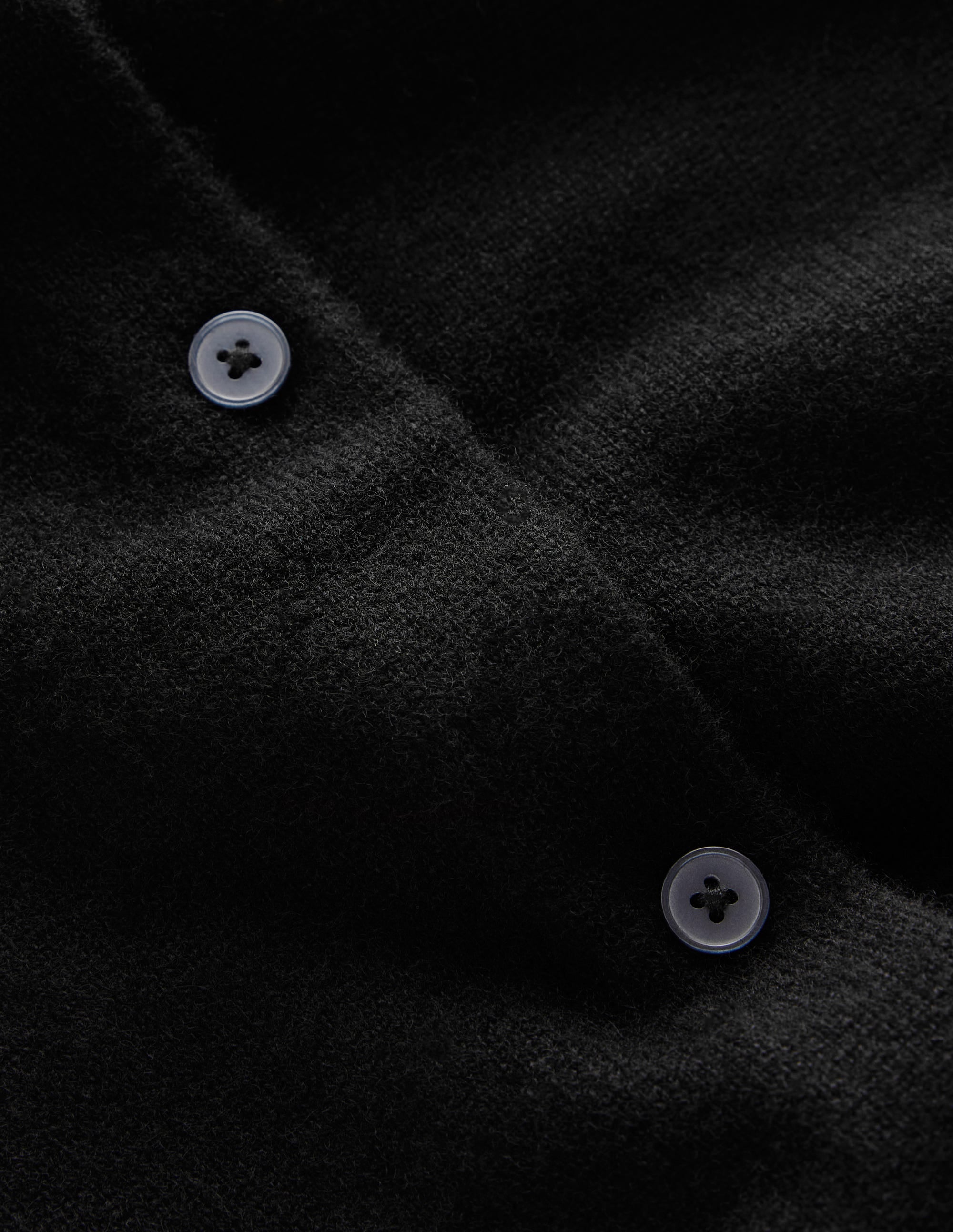 Elsie Kaschmir-Strickjacke mit Rundhalsausschnitt-Schwarz - Image 6
