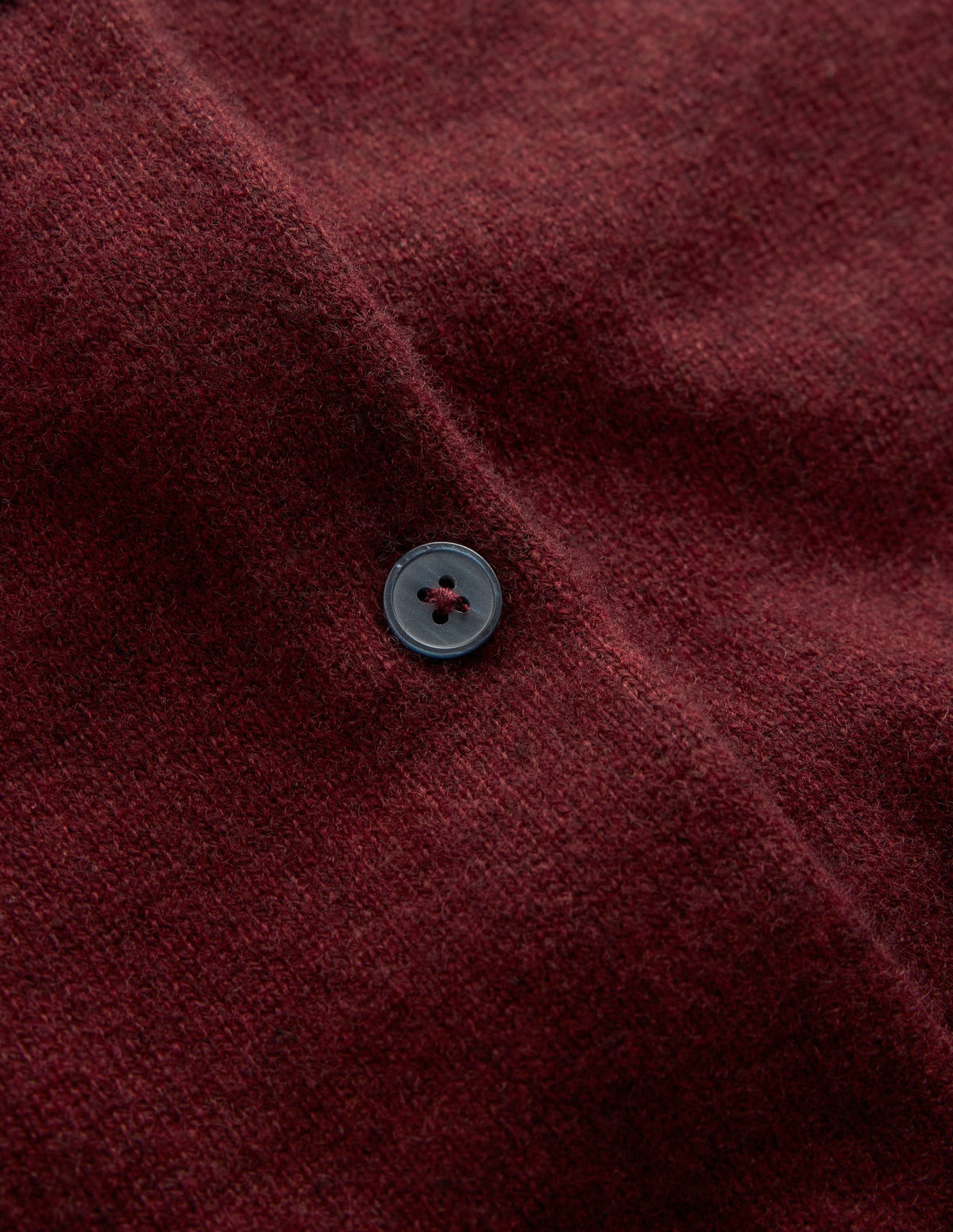 Elsie Kaschmir-Strickjacke mit Rundhalsausschnitt-Dunkles Burgunderrot - Image 6