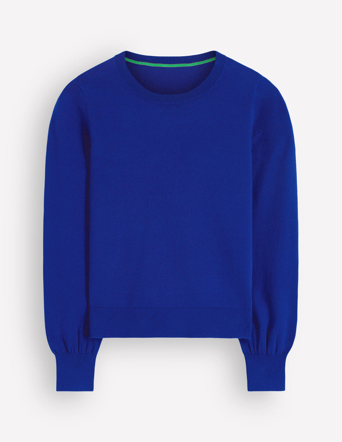 Camilla Baumwollpullover mit Rundhalsausschnitt-Leuchtendes Blau - Image 5