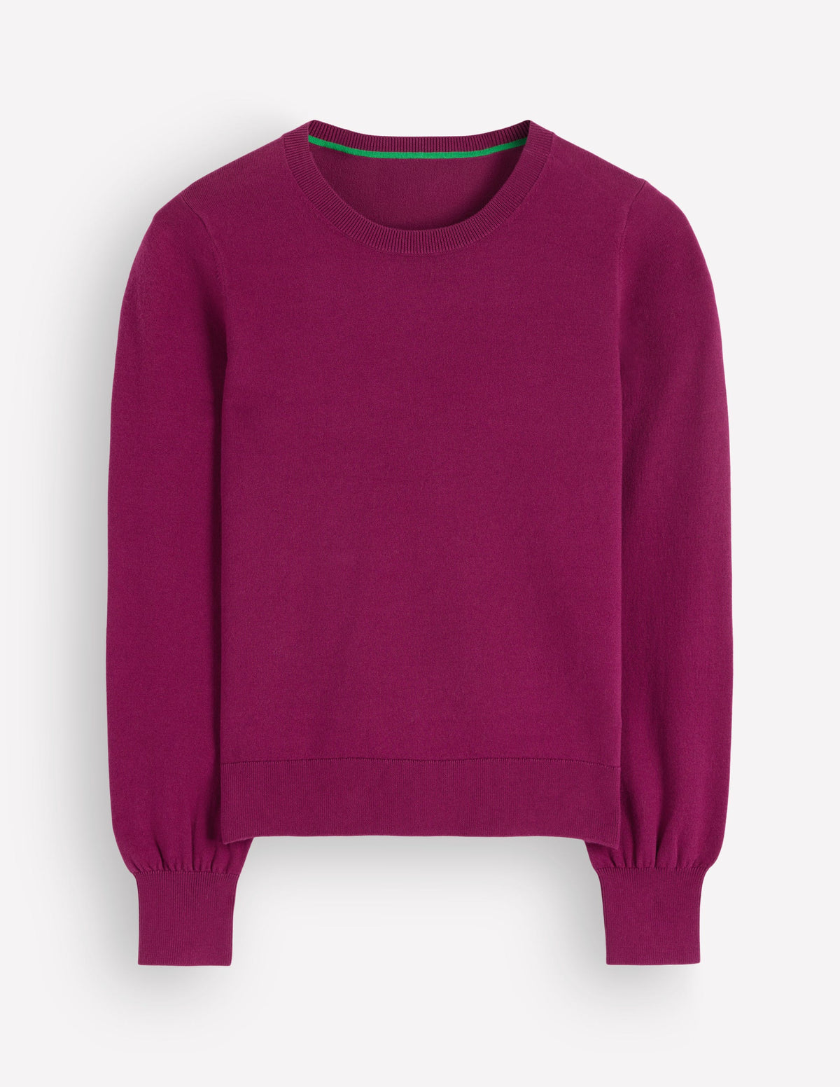 Camilla Baumwollpullover mit Rundhalsausschnitt-Zaubertrank-Violett - Image 5