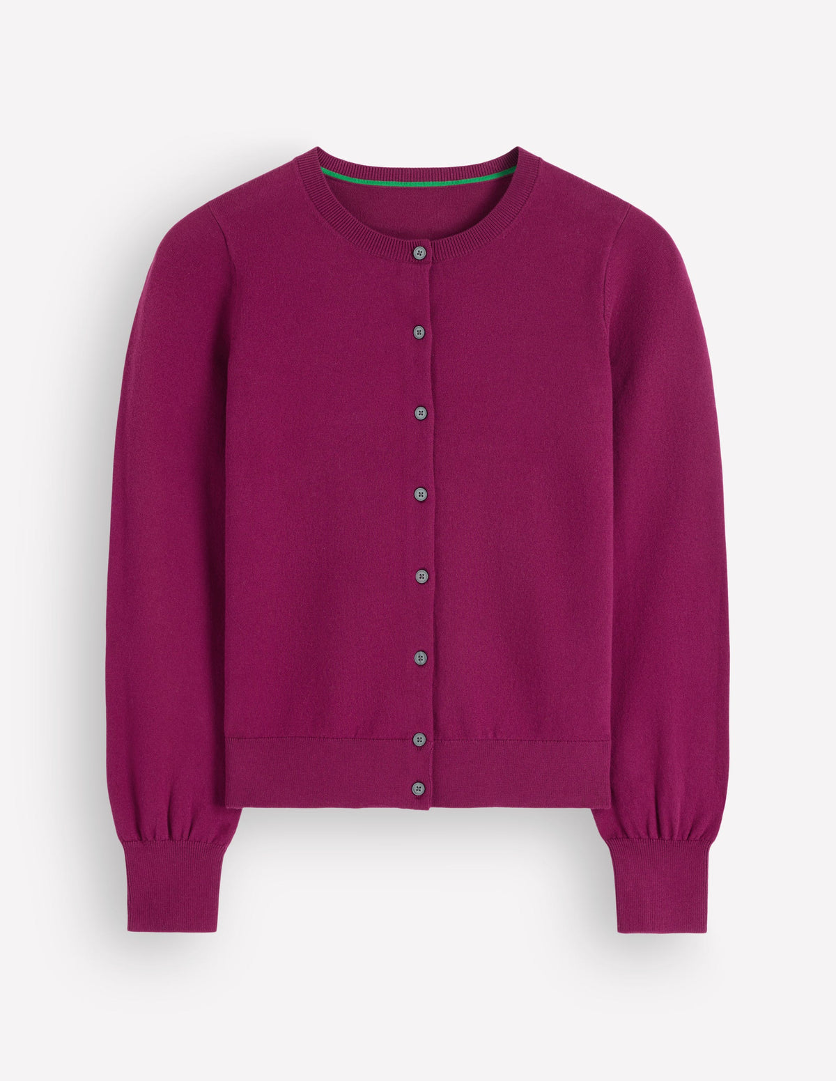 Camilla Baumwollstrickjacke mit Rundhalsausschnitt-Violett Zaubertrank-5
