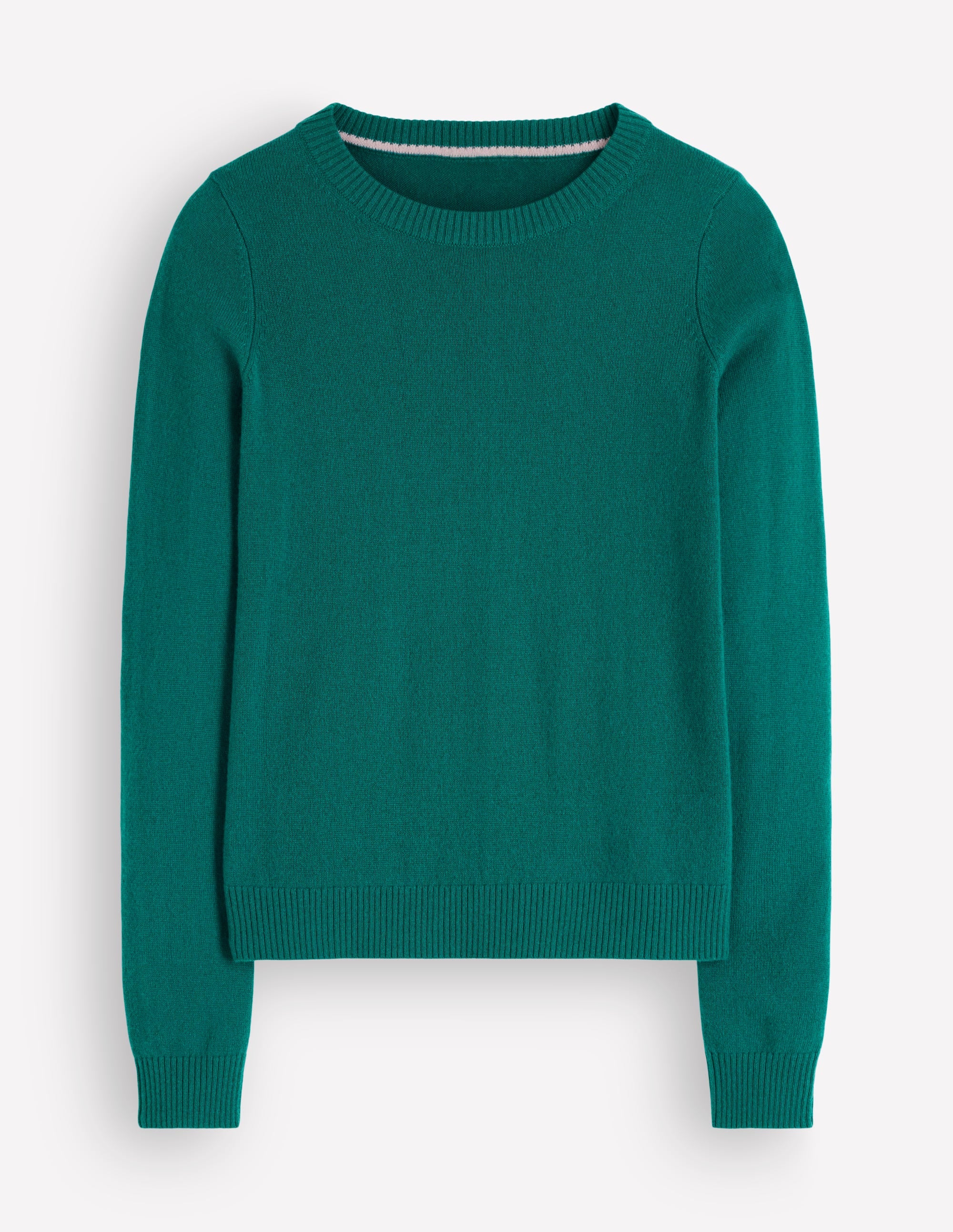 Elsie Kaschmirpullover mit Rundhalsausschnitt-Tiefseetiefe - Image 6
