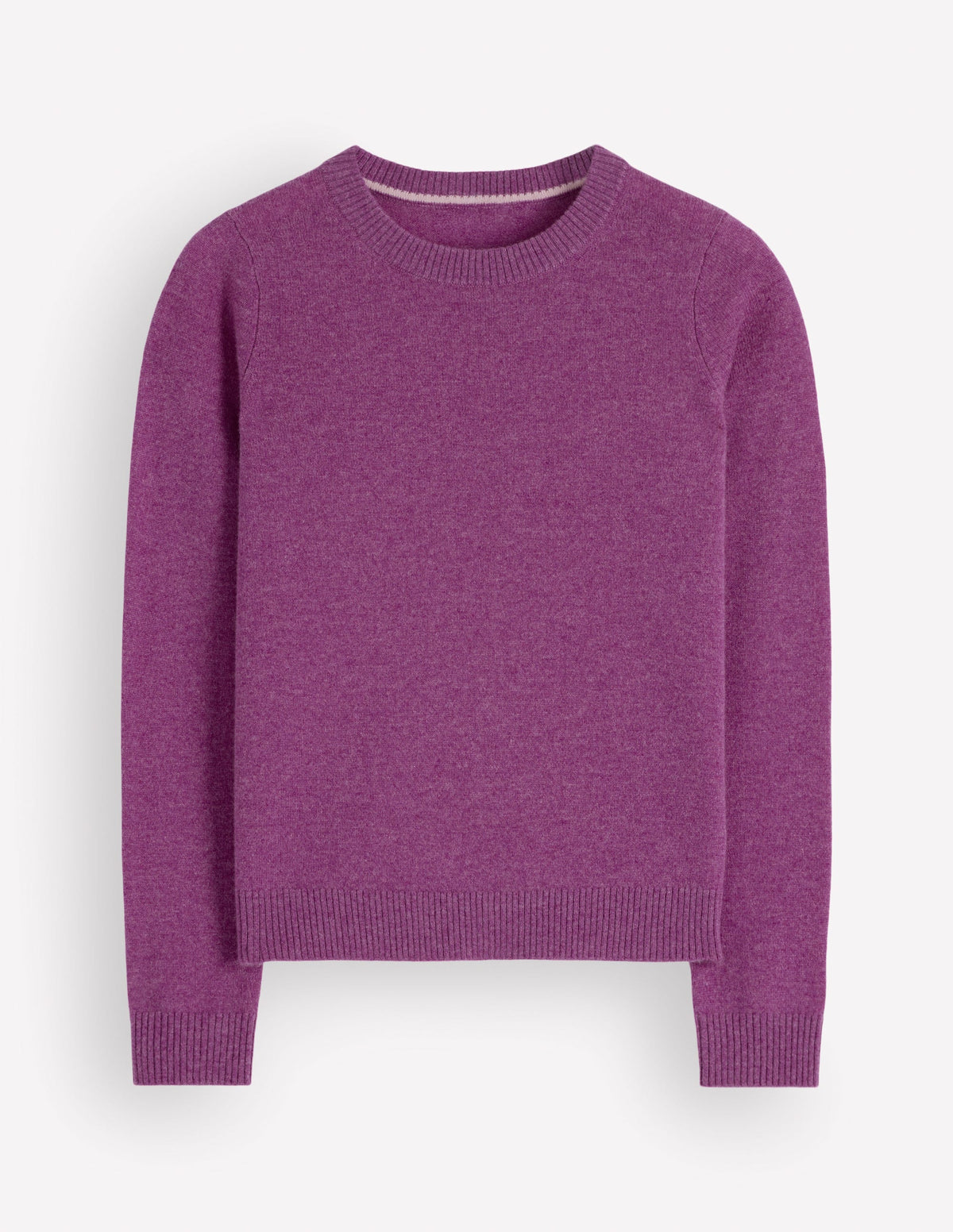 Pull col rond Elsie en cachemire-Violet royal - Image 5