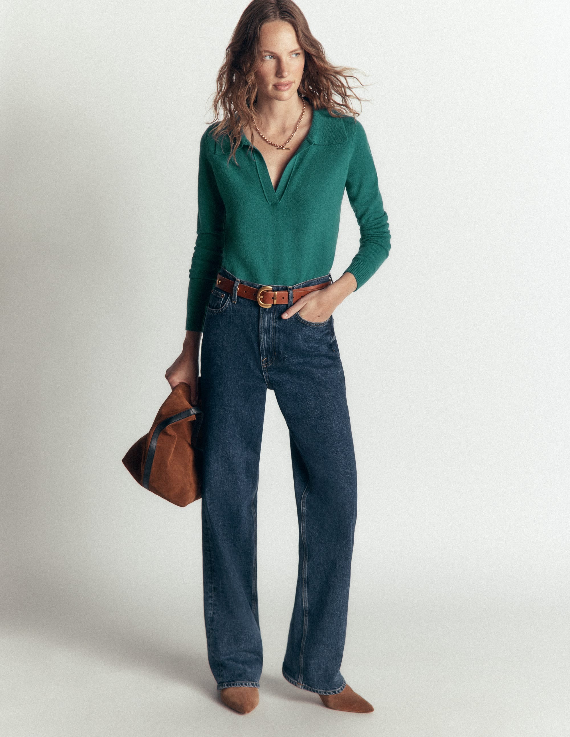 Elsie Henley-Pullover aus Kaschmir-Tiefseetiefe - Image 4