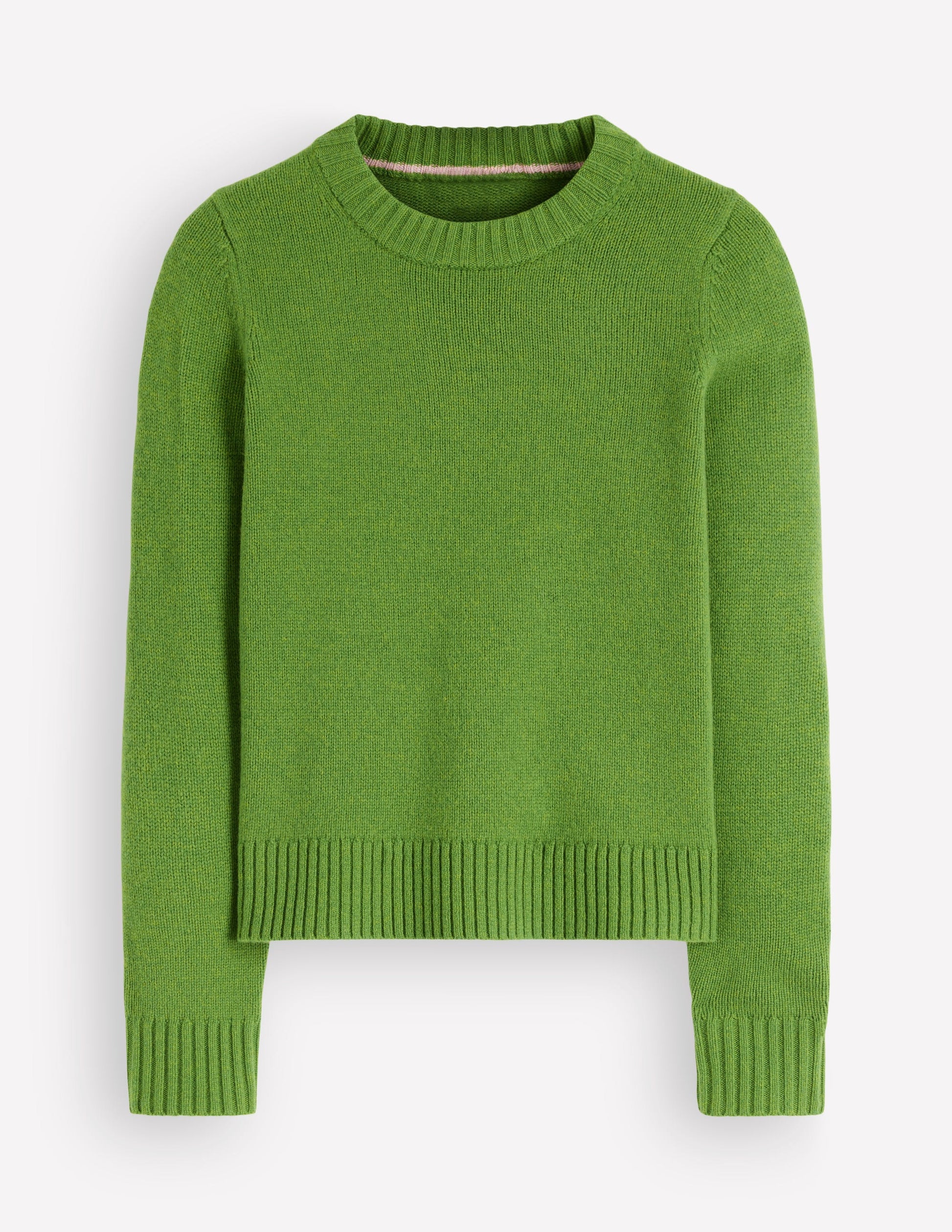 Marta Merino Wool Crew Jumper-Juicy Apple-5