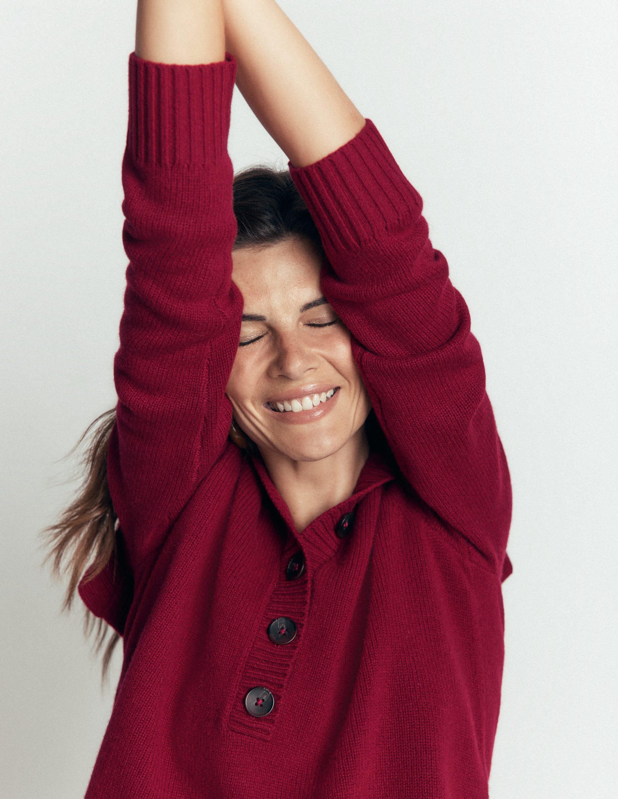 Marta Matrosen-Oberteil aus Merinowolle-Pinotage - Image 2