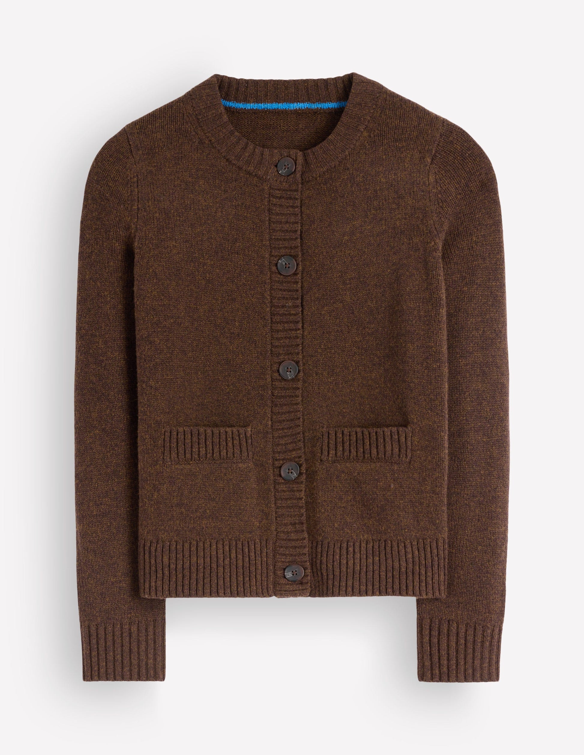 Marta Strickjacke aus Merinowolle-Raue Umbra-6