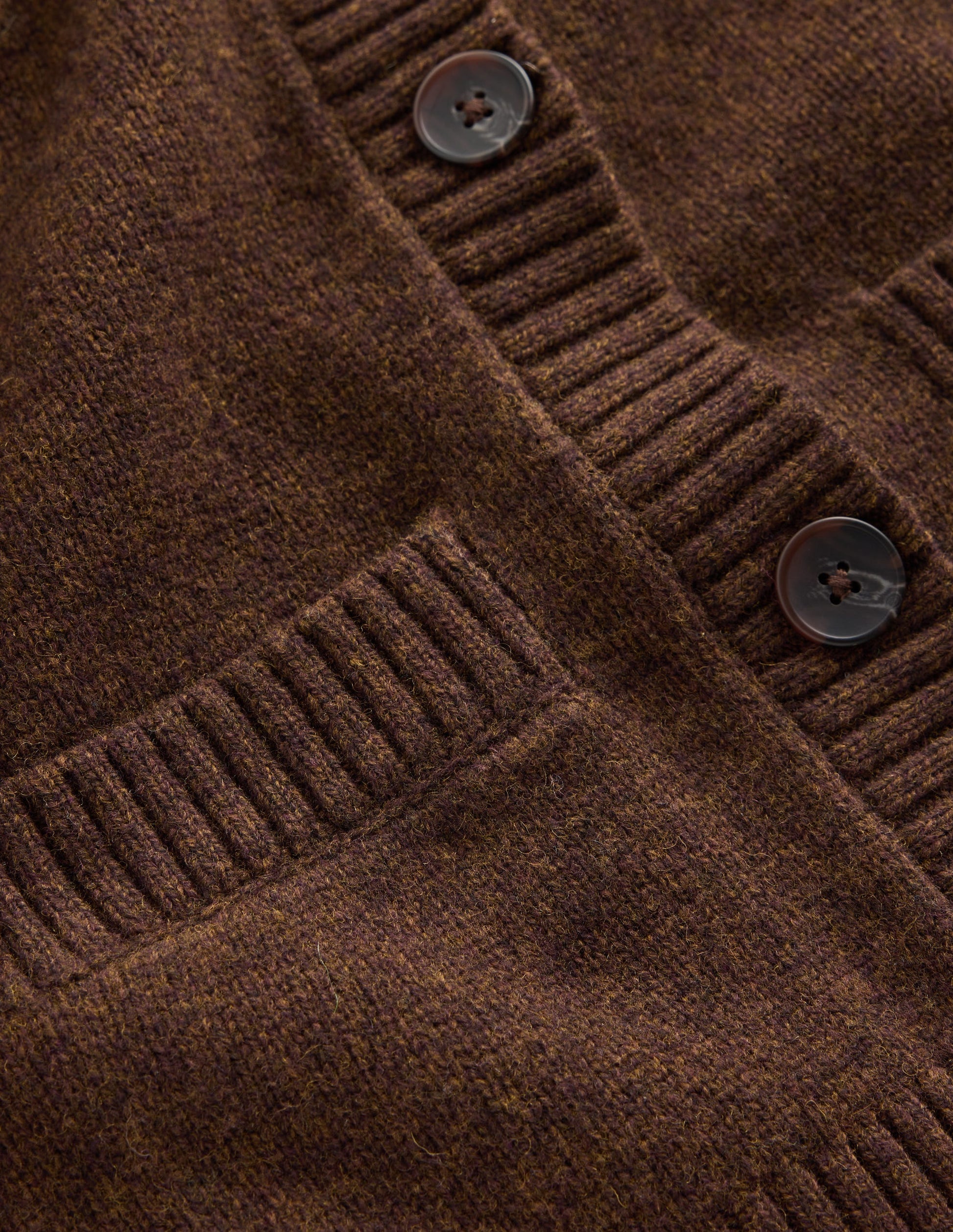 Marta Strickjacke aus Merinowolle-Raue Umbra-7