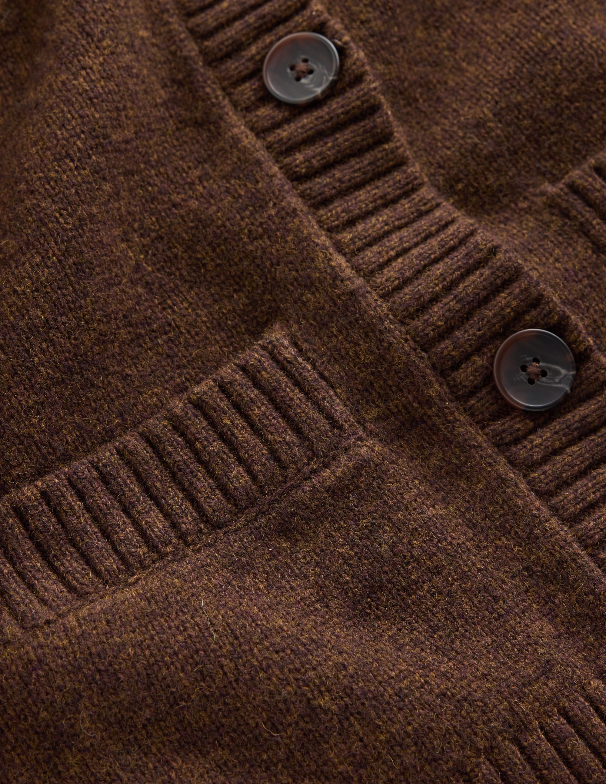 Marta Strickjacke aus Merinowolle-Raue Umbra - Image 7