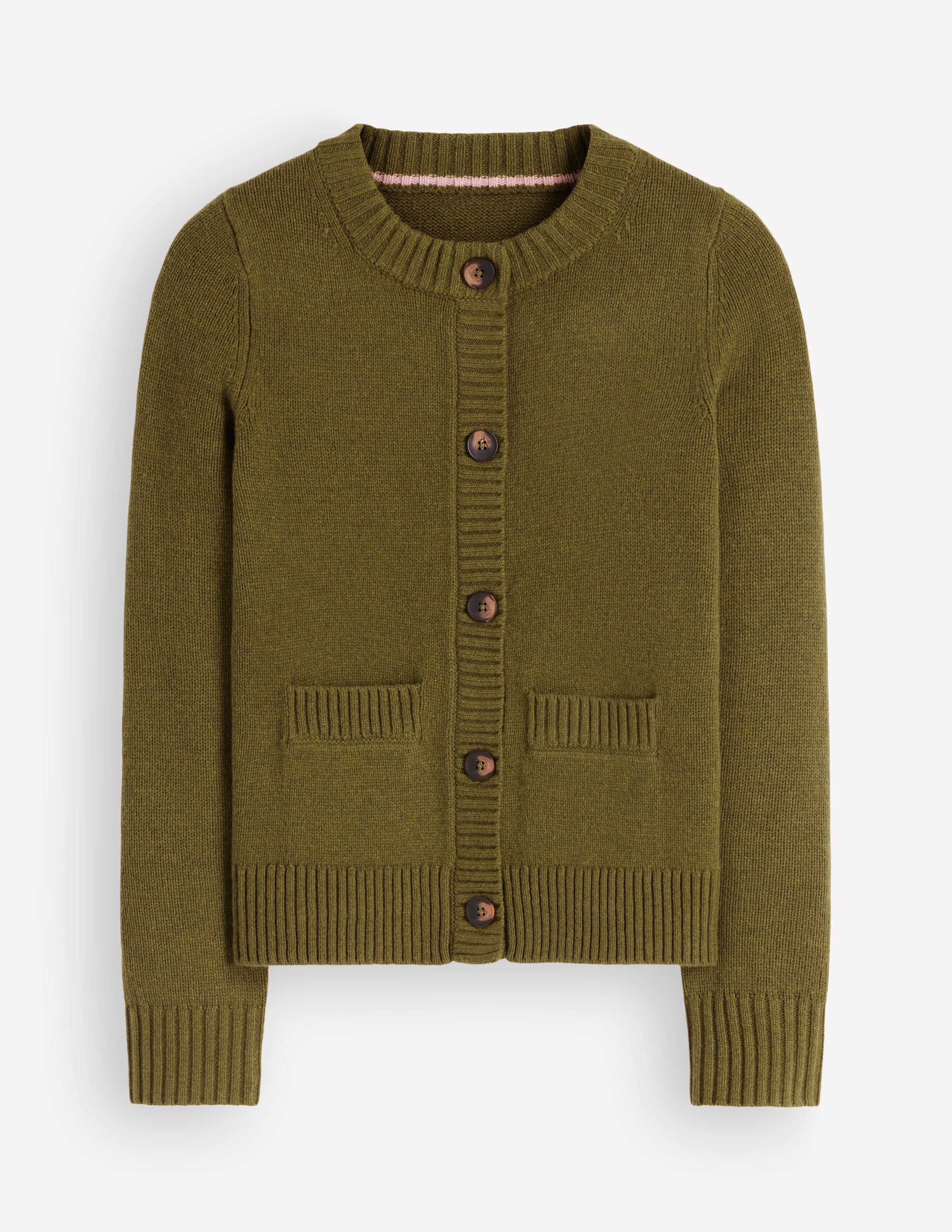 Marta Strickjacke aus Merinowolle-Ockergrün - Image 6