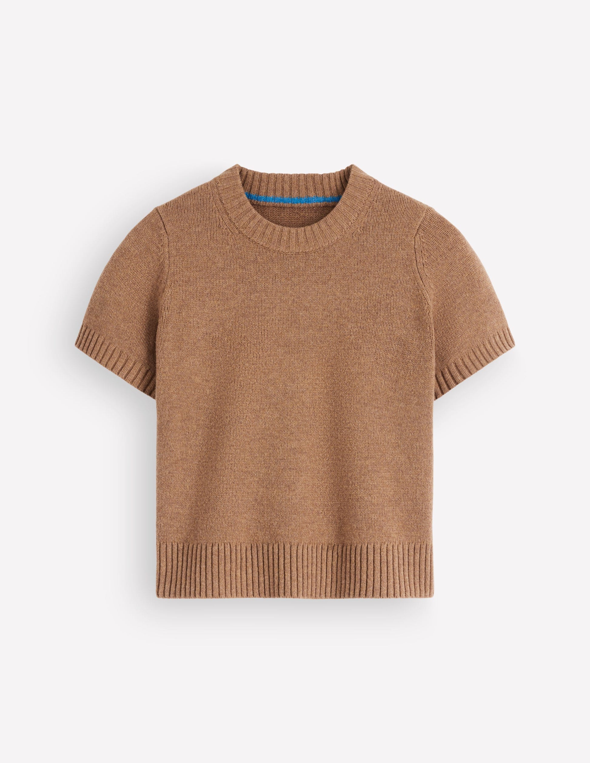 Marta T-Shirt aus Merinowolle-Cappuccino-6
