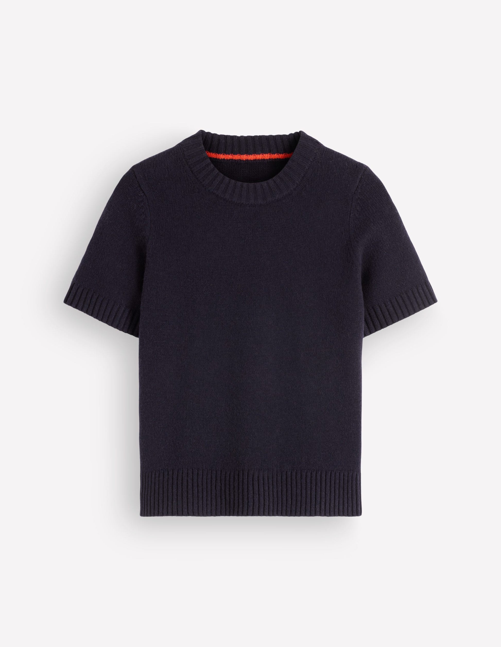 Marta T-Shirt aus Merinowolle-Marineblau-6