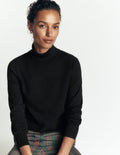 Camilla Rollkragenpullover-Schwarz